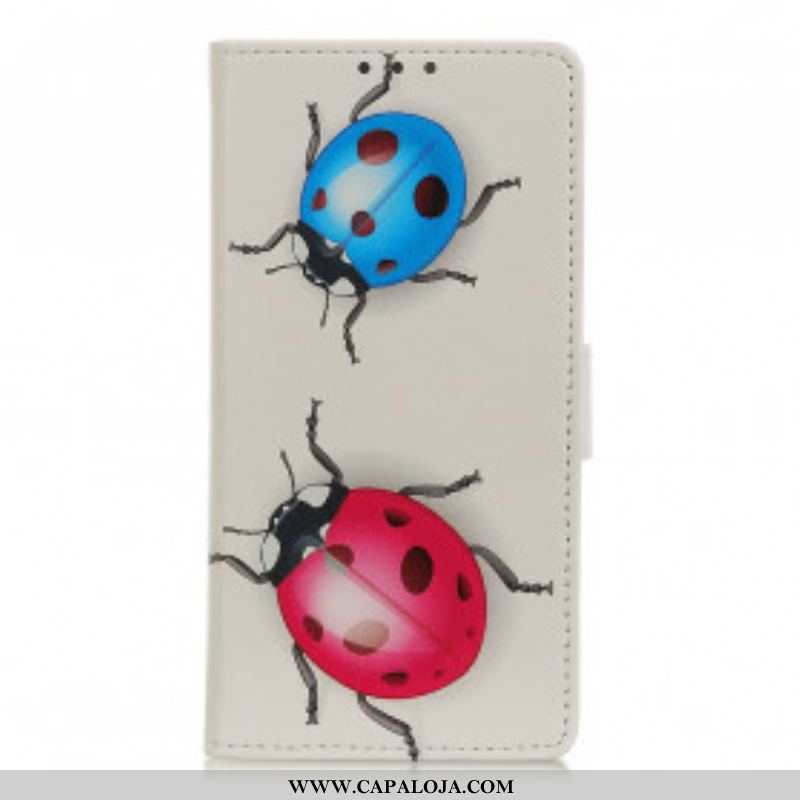 Capa Flip Para Xiaomi Redmi Note 10 / 10S Joaninhas