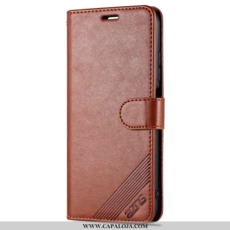 Capa Flip Para Xiaomi Redmi Note 10 5G Azns Luxo