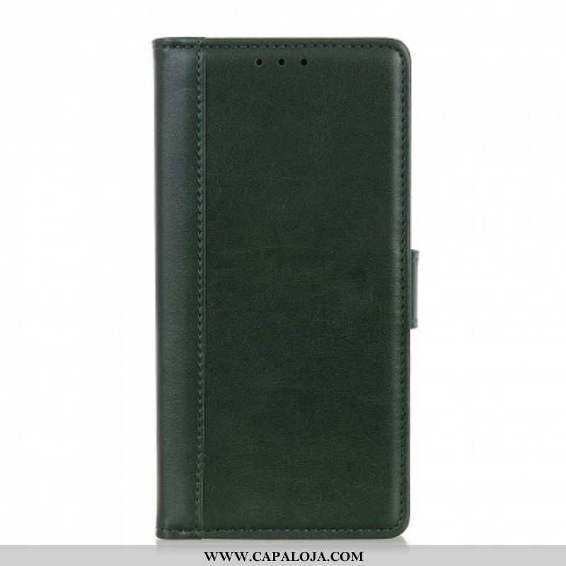 Capa Flip Para Xiaomi Redmi Note 10 5G Estilo De Couro