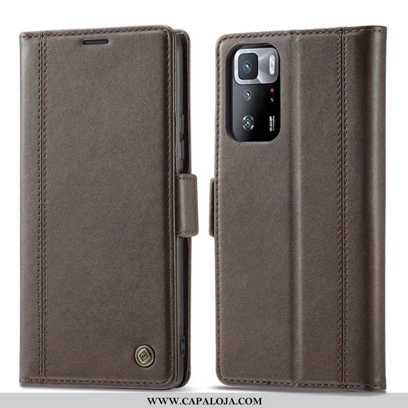 Capa Flip Para Xiaomi Redmi Note 10 Pro Fecho Duplo Lc.imeeke