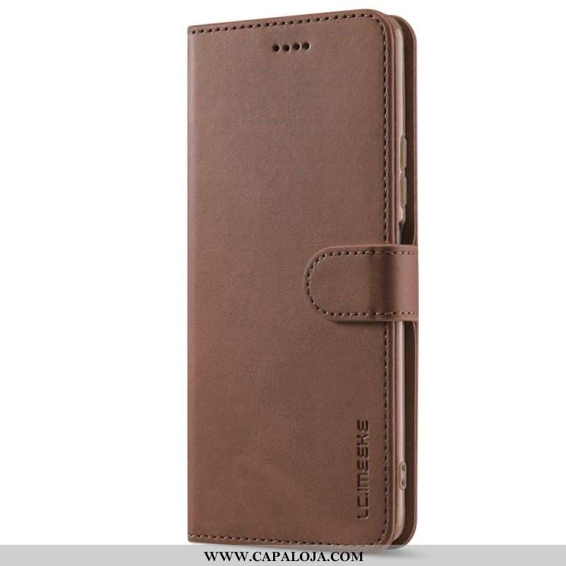 Capa Flip Para Xiaomi Redmi Note 11 / 11S Lc.imeeke Efeito Couro