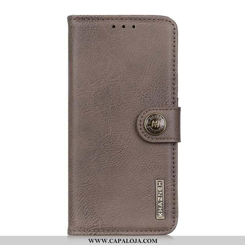 Capa Flip Para Xiaomi Redmi Note 11 Pro / 11 Pro 5G Imitação De Couro Khazneh