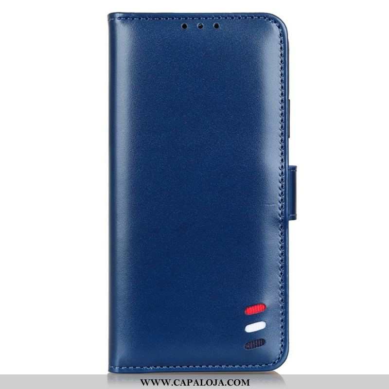 Capa Flip Para Xiaomi Redmi Note 11 Pro Plus 5G Efeito Couro Tricolor