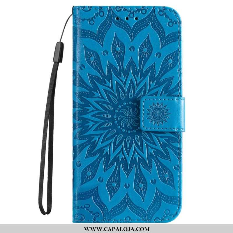 Capa Flip Para Xiaomi Redmi Note 11 Pro Plus 5G Flor Do Sol