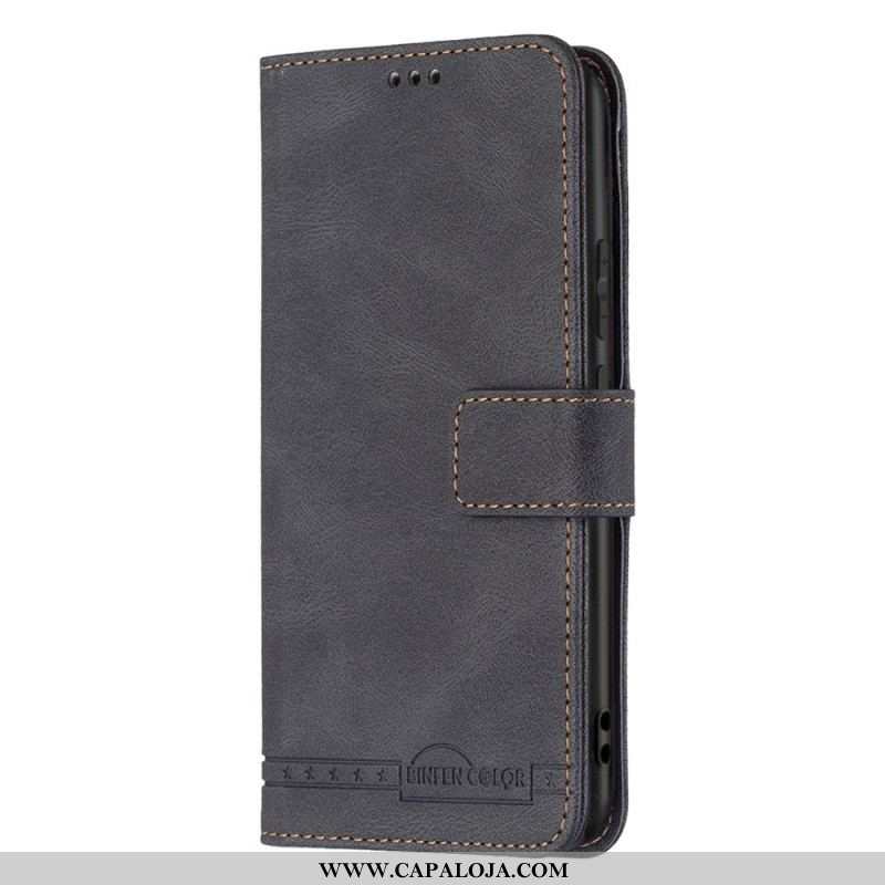 Capa Flip Para Xiaomi Redmi Note 11 Pro Plus 5G Rfid Binfen Cor