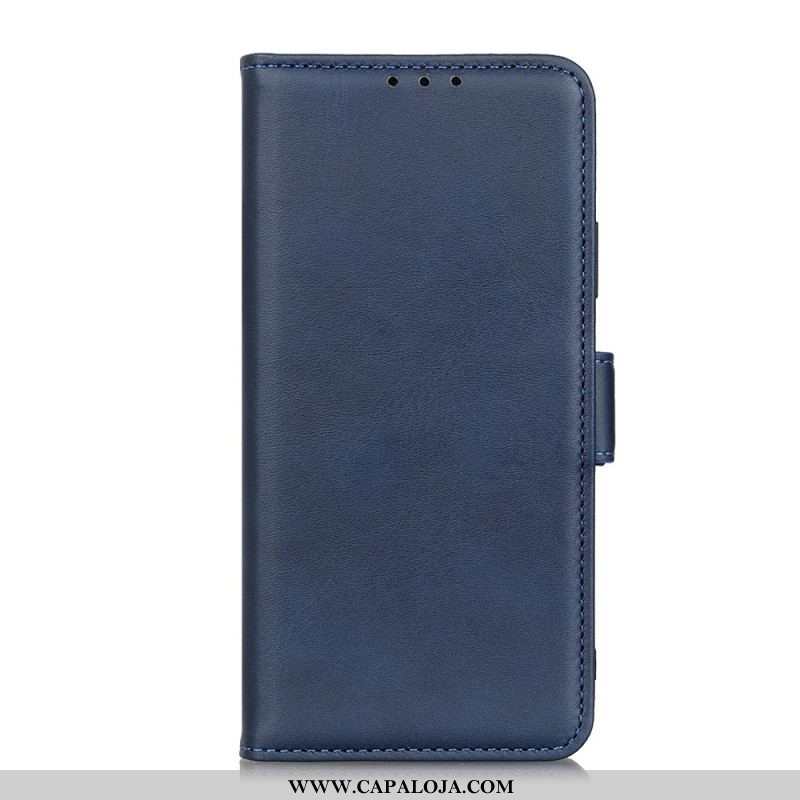 Capa Flip Para Xiaomi Redmi Note 12 4G Fecho Duplo