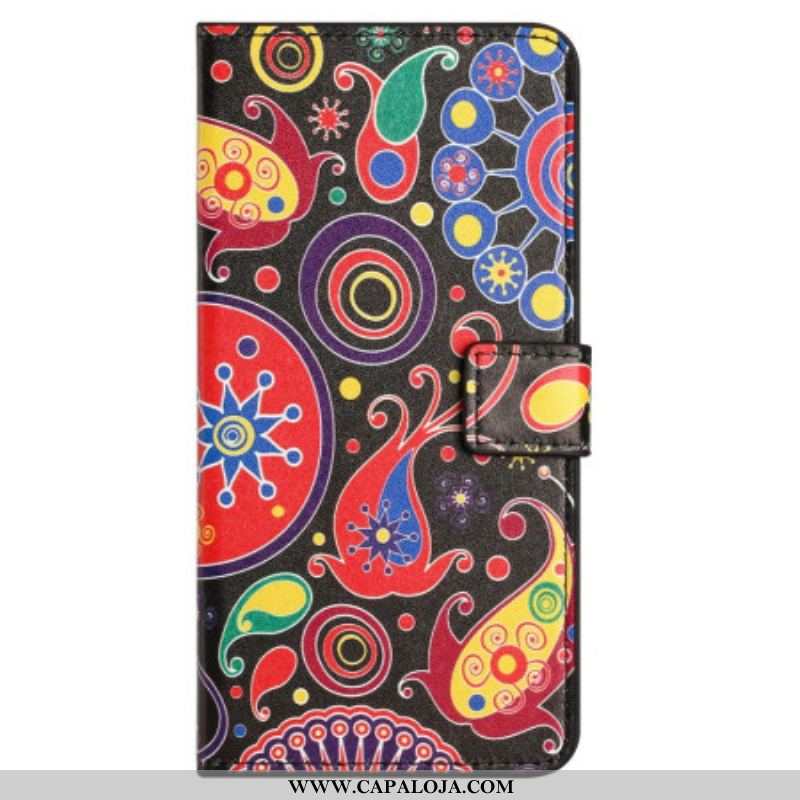 Capa Flip Para Xiaomi Redmi Note 12 4G Paisley