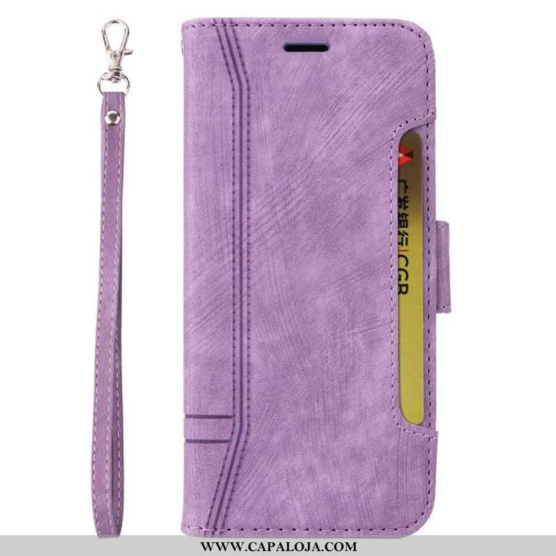 Capa Flip Para Xiaomi Redmi Note 12 5G Porta-cartões Frontal Betopnice