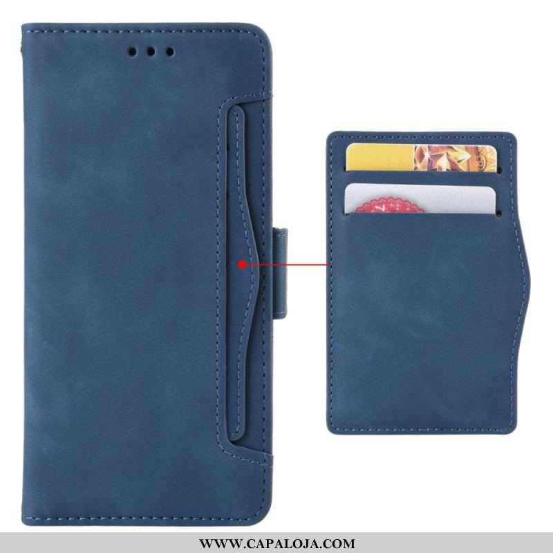 Capa Flip Para Xiaomi Redmi Note 12 Pro Cartões Múltiplos