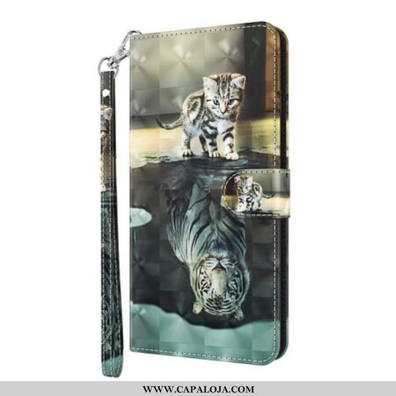 Capa Flip Para iPhone 13 Mini Ernesto O Tigre