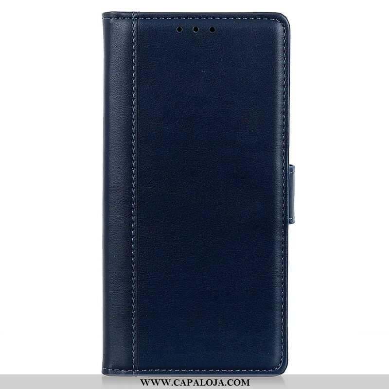 Capa Flip Para iPhone 13 Mini Estilo De Couro