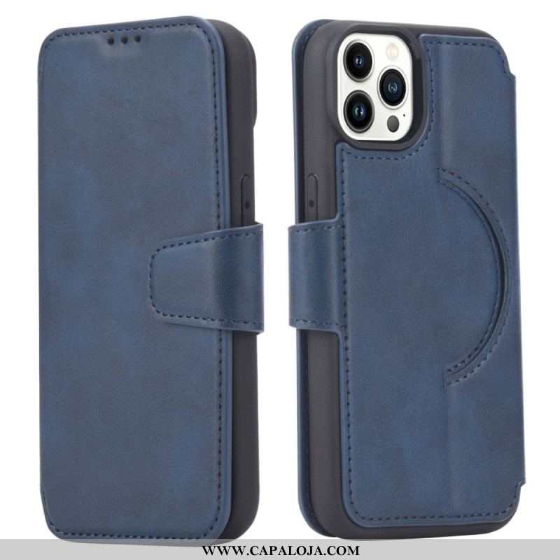 Capa Flip Para iPhone 14 Pro Compatível Com Magsafe