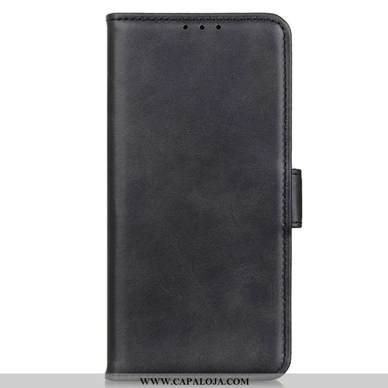 Capa Folio Para Moto E40 / E30 / E20 Fecho Duplo