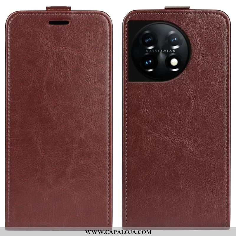 Capa Folio Para OnePlus 11 5G Flip Dobrável