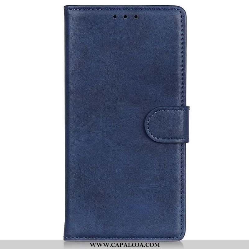 Capa Folio Para OnePlus Nord 2T 5G Couro Sintético Fosco