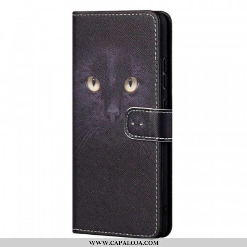 Capa Folio Para OnePlus Nord CE 2 5G Gato Escondido