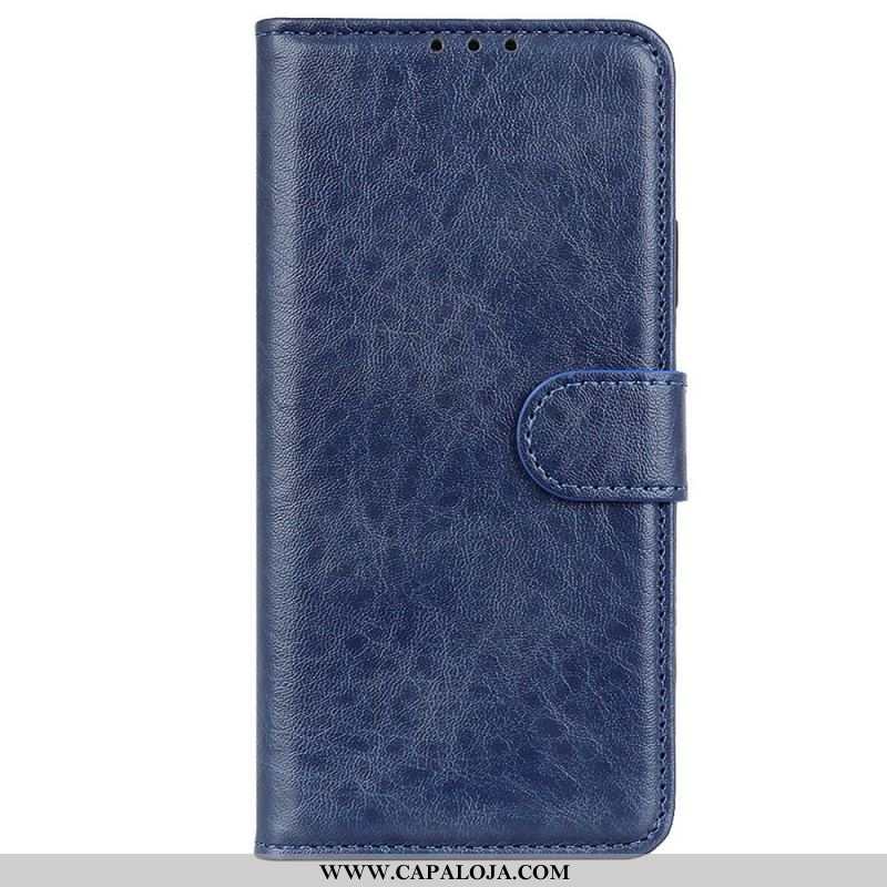 Capa Folio Para OnePlus Nord CE 2 Lite 5G Efeito Couro Texturizado