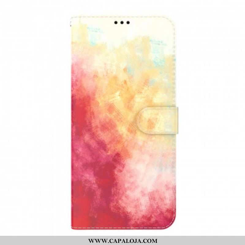 Capa Folio Para OnePlus Nord CE 5G Aquarela