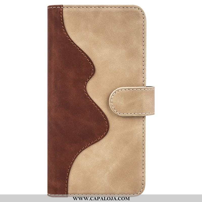 Capa Folio Para Oppo Find X5 Pro Padrão Gráfico