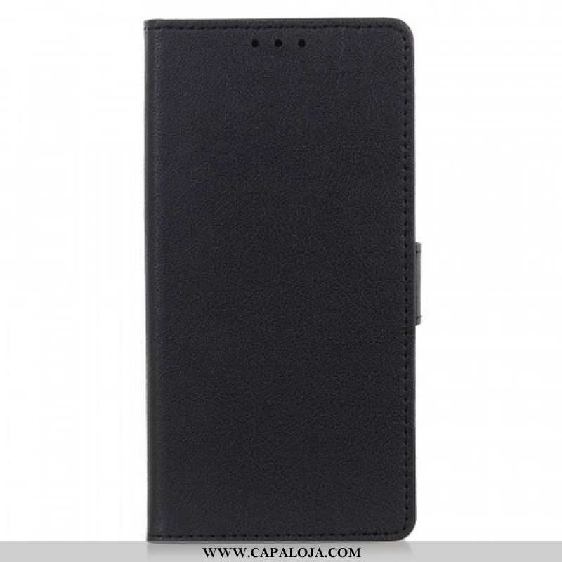 Capa Folio Para Oppo Reno 6 Pro 5G Fólio De Couro Falso