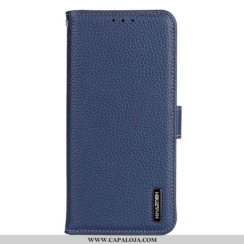 Capa Folio Para Oppo Reno 7 Khazneh Lichia Couro