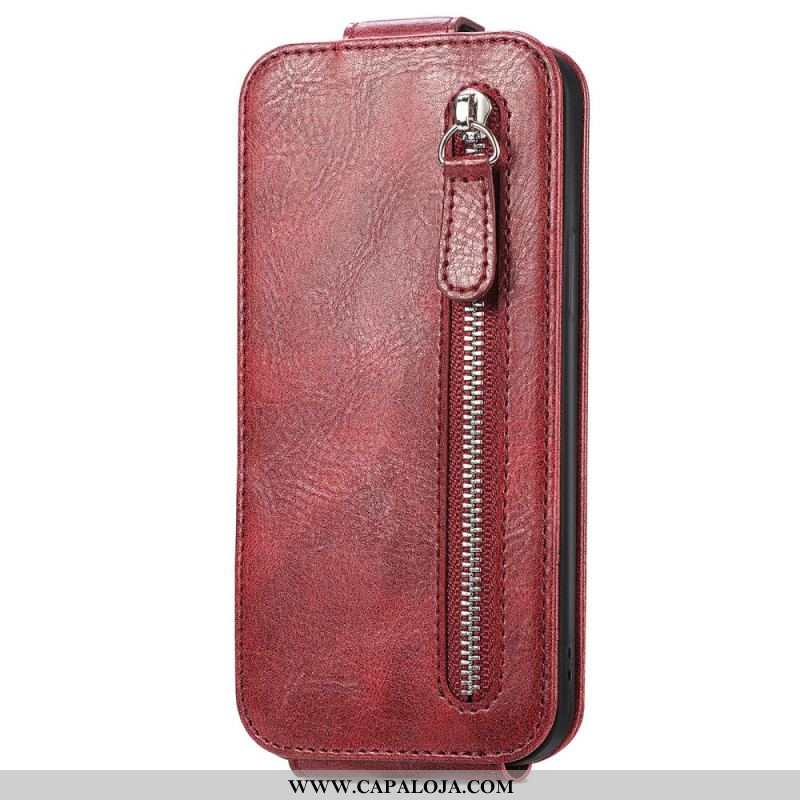 Capa Folio Para Samsung Galaxy A14 / A14 5G Capa Tipo Carteira Flip Carteira Integrada Com Aba Verti