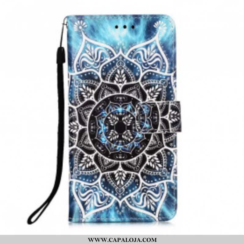 Capa Folio Para Samsung Galaxy A52 4G / A52 5G / A52s 5G Mandala No Céu