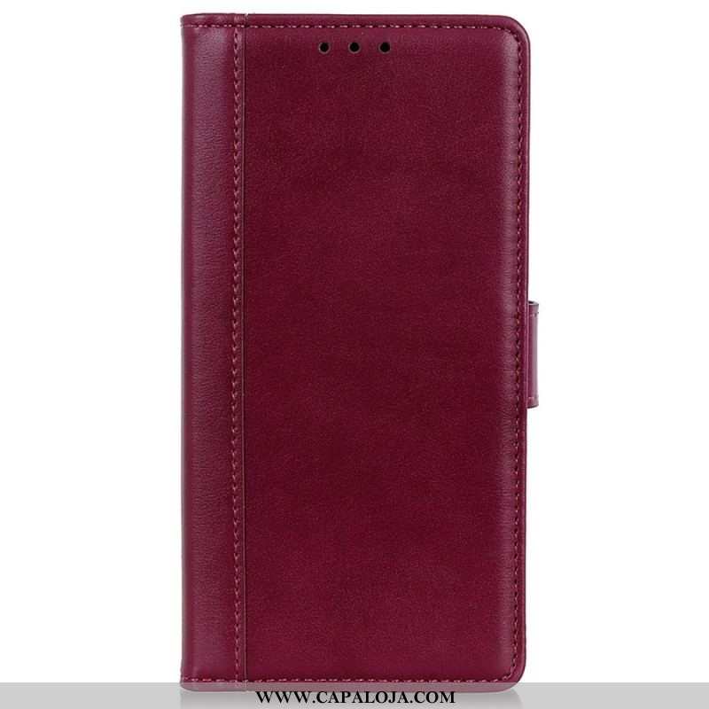 Capa Folio Para Samsung Galaxy M13 Estilo De Couro