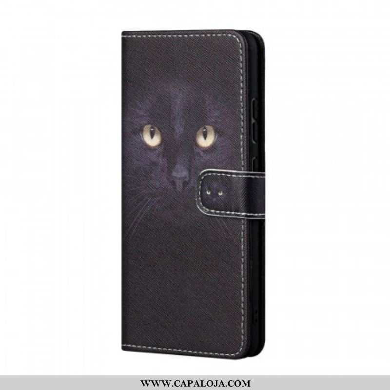 Capa Folio Para Samsung Galaxy M23 5G De Cordão Gato Tanga