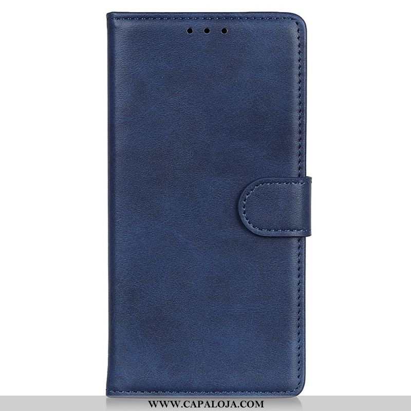 Capa Folio Para Samsung Galaxy M53 5G Couro Sintético Fosco