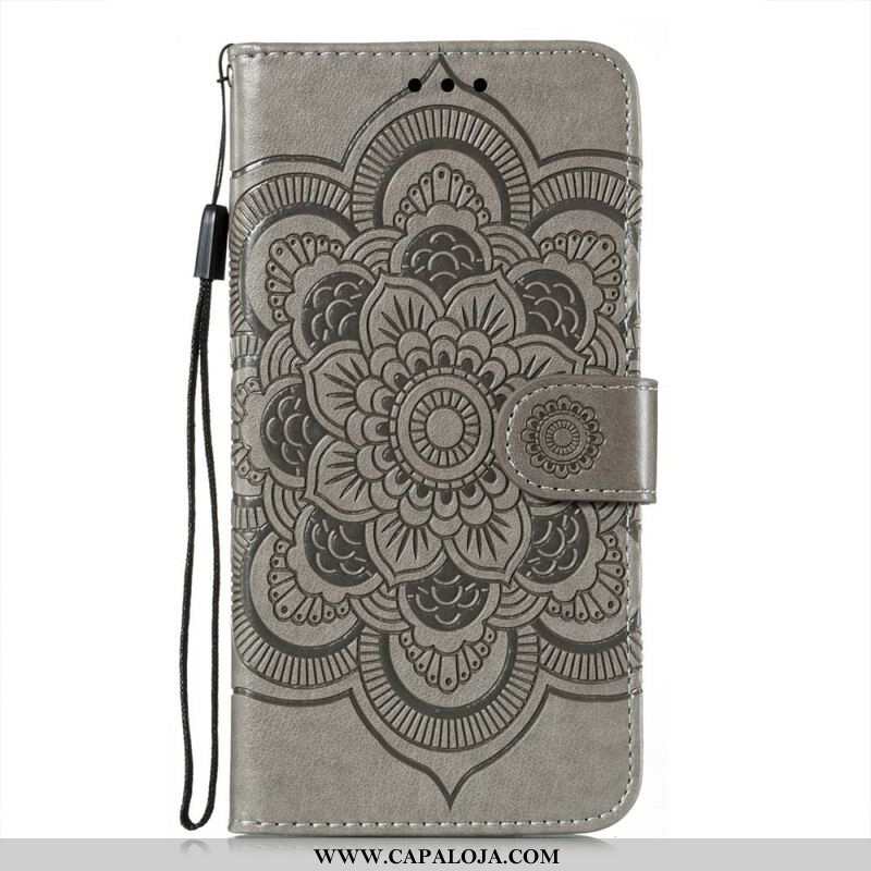 Capa Folio Para Samsung Galaxy S21 Plus 5G Mandala Completa