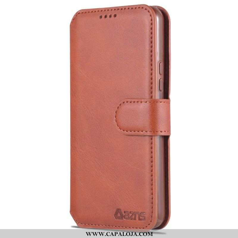 Capa Folio Para Samsung Galaxy S22 5G Azns Retrô