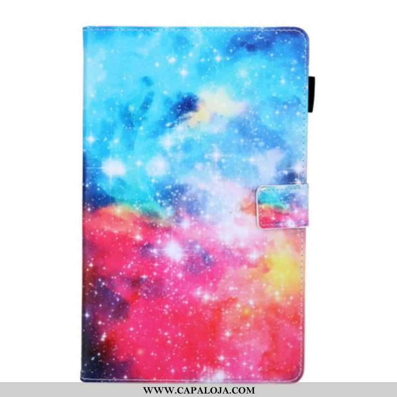 Capa Folio Para Samsung Galaxy Tab A7 Lite Espaço