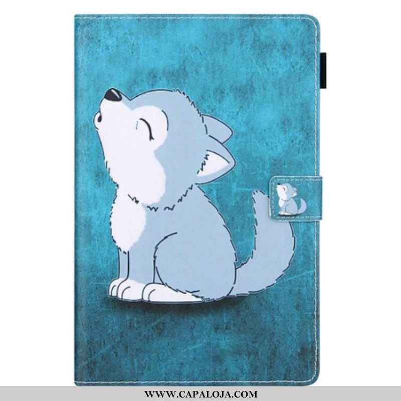 Capa Folio Para Samsung Galaxy Tab A7 Lite Filhote