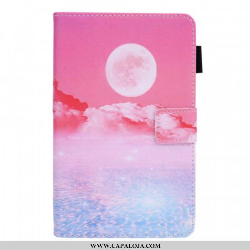 Capa Folio Para Samsung Galaxy Tab A8 (2021) Paisagem De Sonho