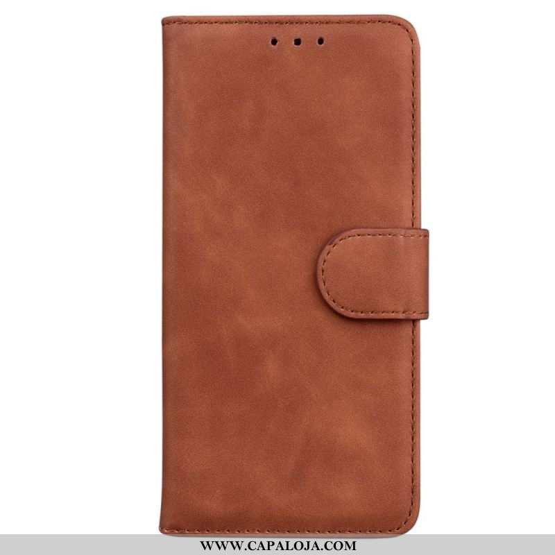 Capa Folio Para Sony Xperia 1 IV Cor Sólida