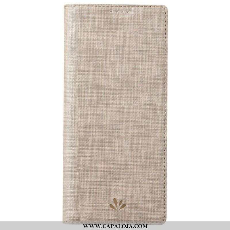 Capa Folio Para Sony Xperia 1 IV Vili Textura De Tecido