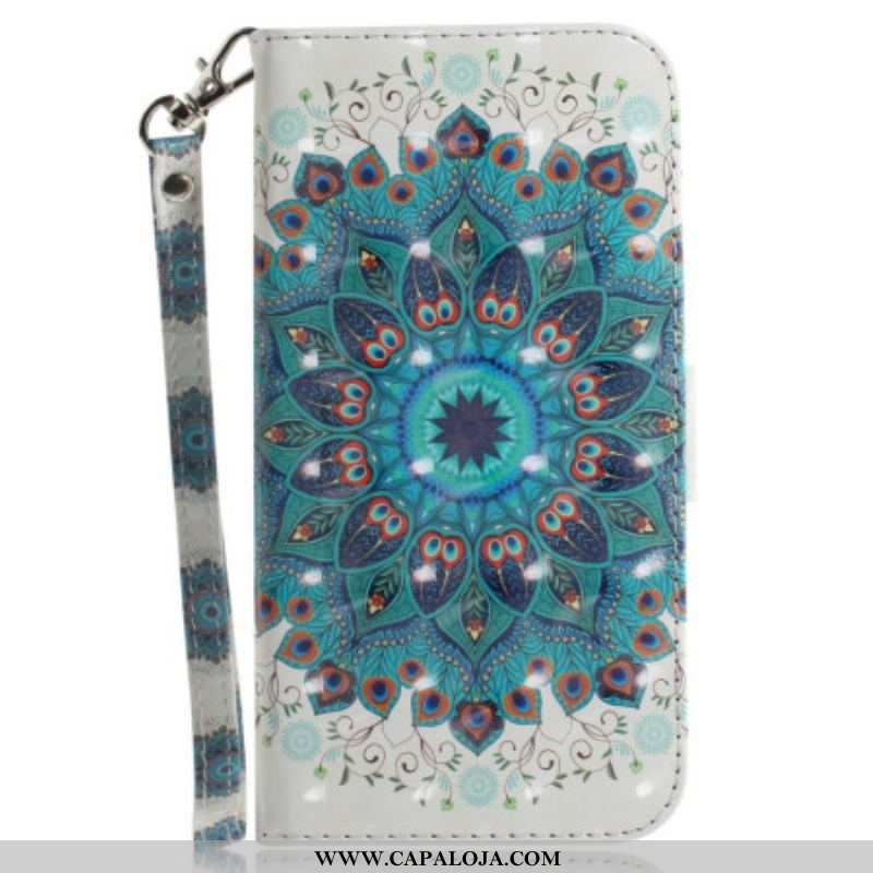 Capa Folio Para Xiaomi 12 / 12X De Cordão Mandala Strappy