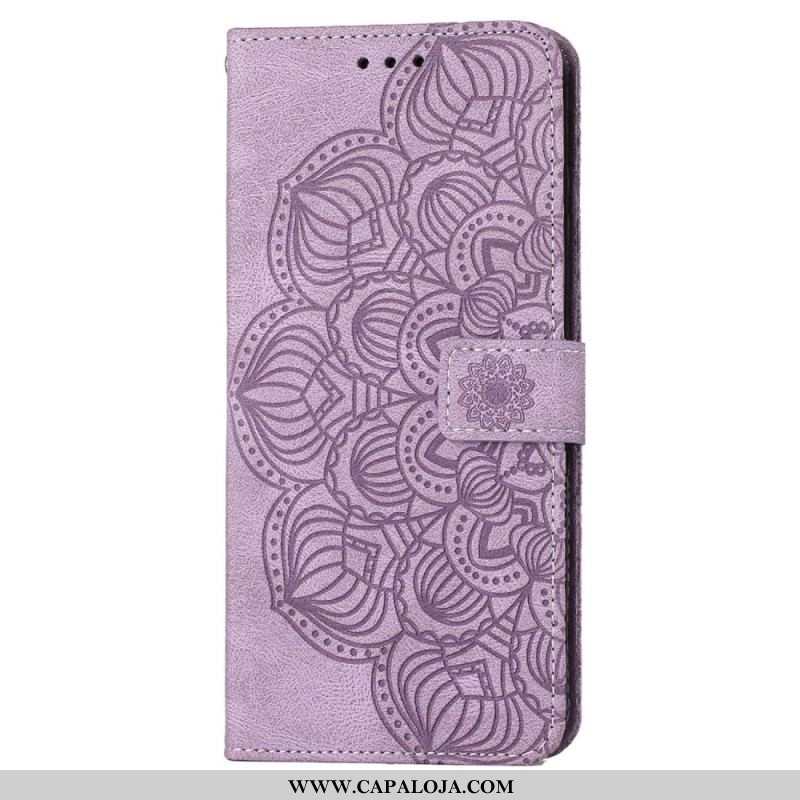 Capa Folio Para Xiaomi 12T / 12T Pro De Cordão Mandala Barroca Strappy