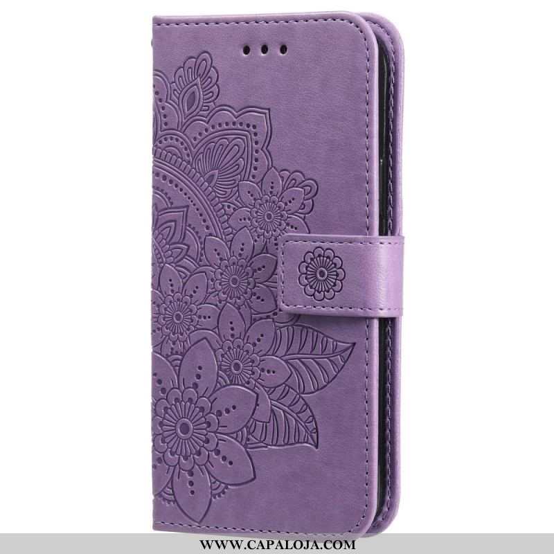 Capa Folio Para Xiaomi 12T / 12T Pro De Cordão Mandala Strappy