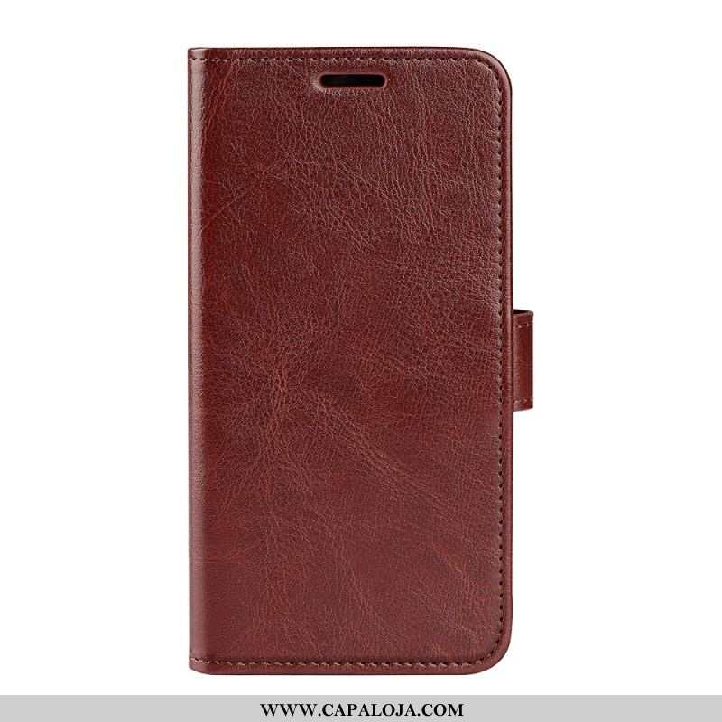 Capa Folio Para Xiaomi 13 Couro Falso Vintage