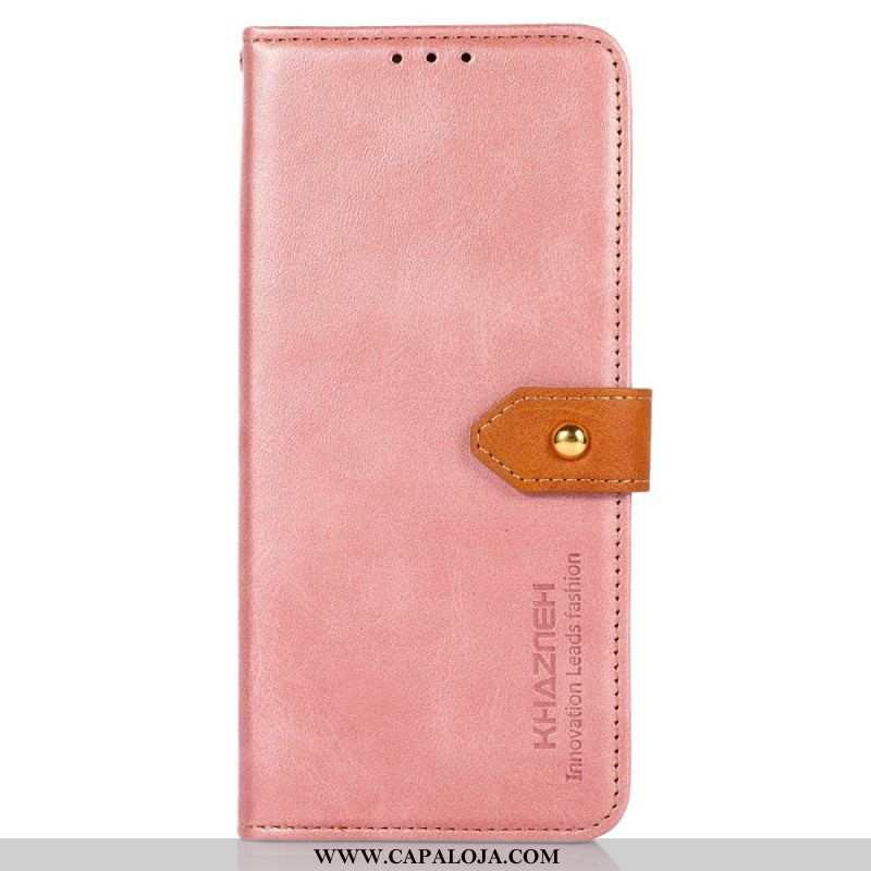 Capa Folio Para Xiaomi 13 Lite Com Alça Khazneh