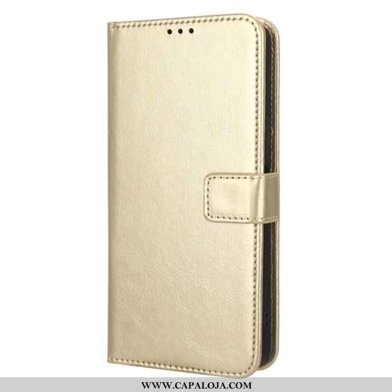 Capa Folio Para Xiaomi 13 Lite De Cordão Pulseira De Couro Falso