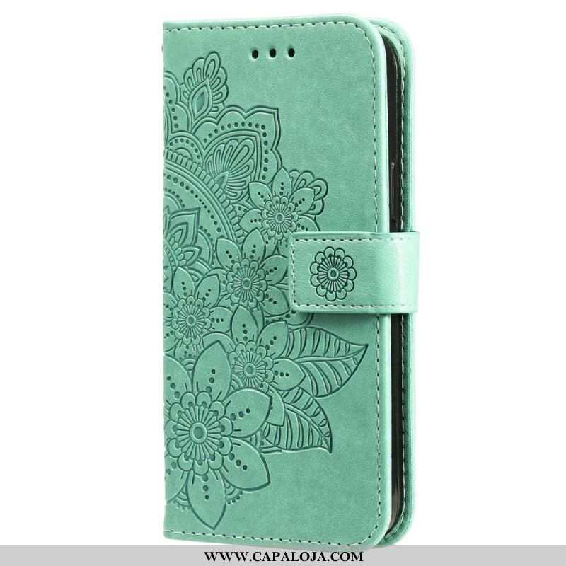 Capa Folio Para Xiaomi 13 Pro De Cordão Mandala Strappy