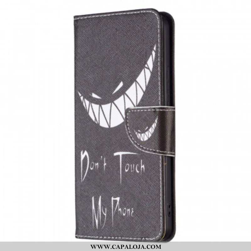 Capa Folio Para Xiaomi Redmi Note 11 Pro Plus 5G Telefone Do Diabo