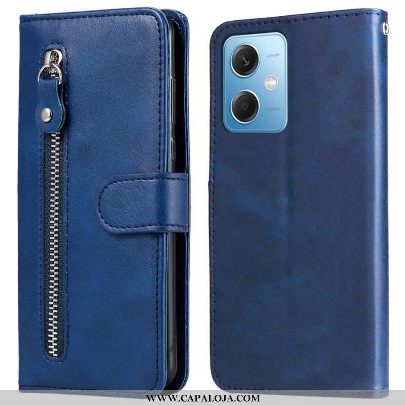 Capa Folio Para Xiaomi Redmi Note 12 5G Carteira