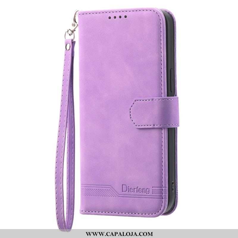 Capa Folio Para Xiaomi Redmi Note 12 Pro Dierfeng