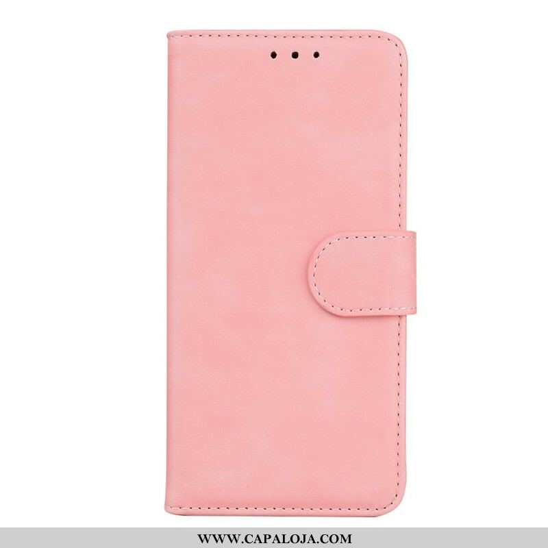 Capa Folio Para iPhone 13 Pro Max Estilo Alta Costura De Couro