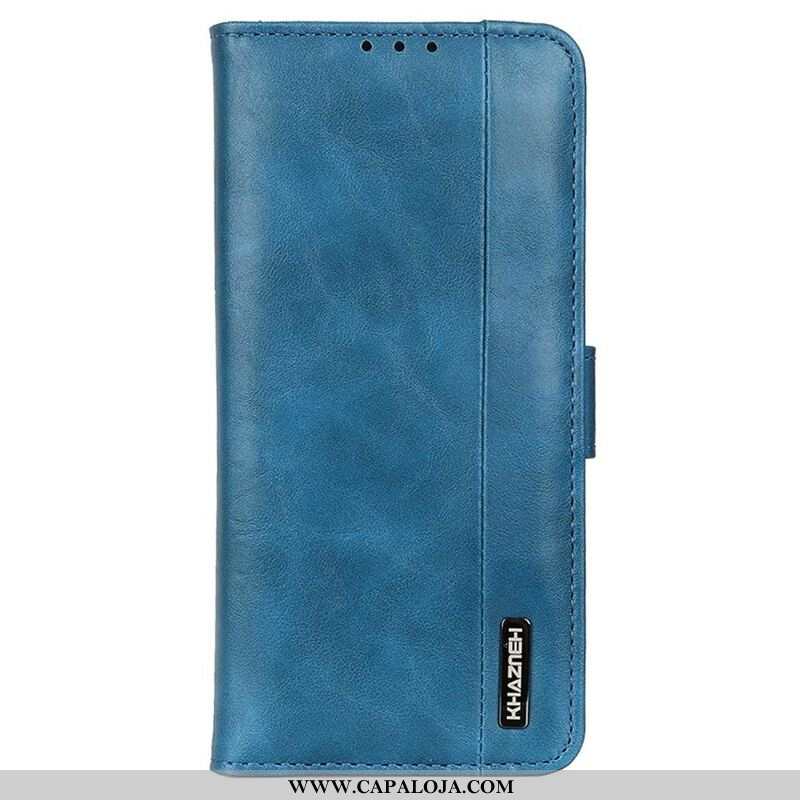 Capa Folio Para iPhone 13 Pro Max Khazneh Elegância Estilo Couro