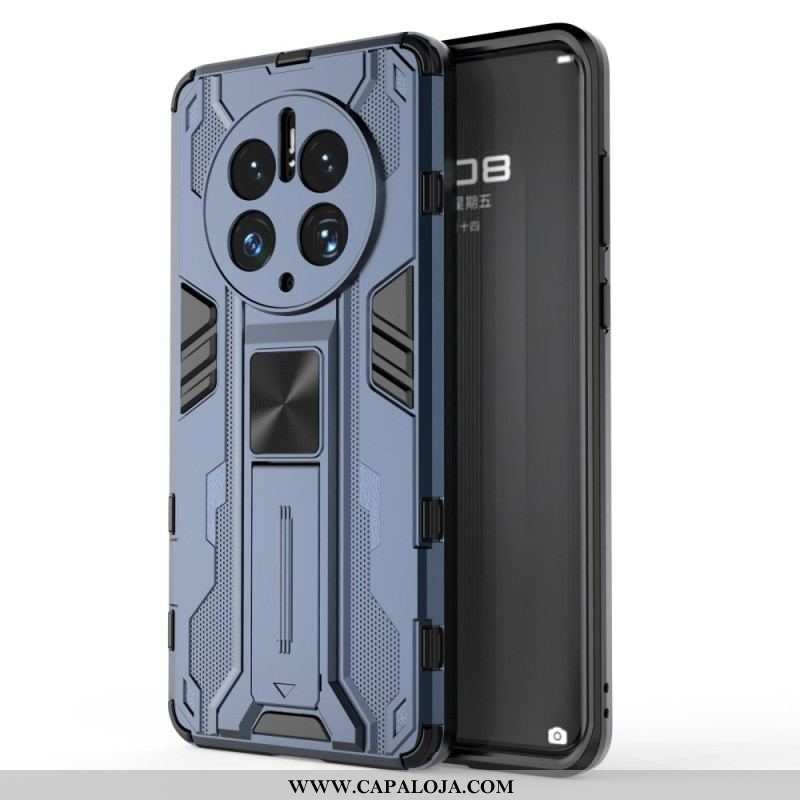 Capa Para Huawei Mate 50 Pro Suporte Removível Vertical E Horizontal